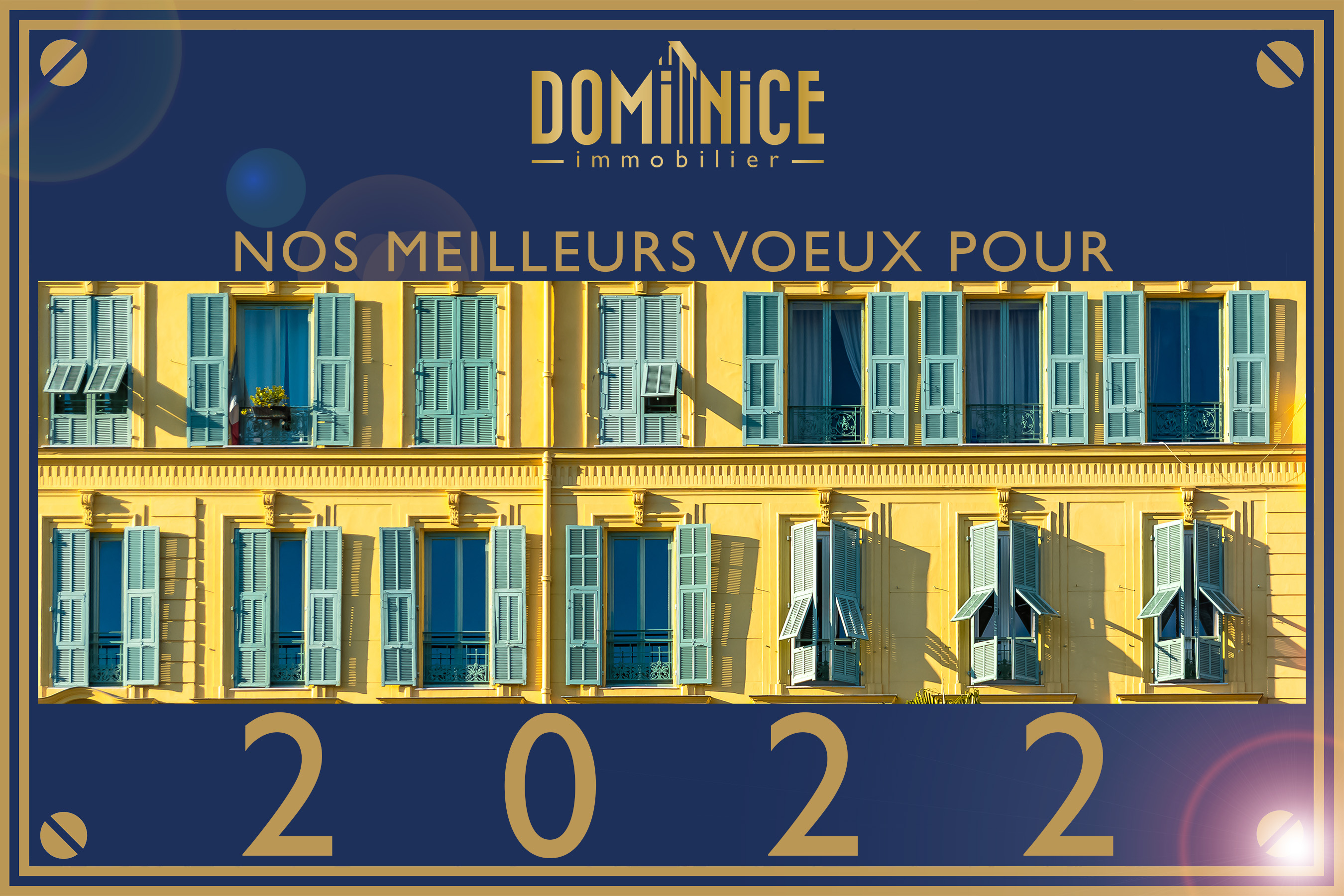 Nos meilleurs voeux pour 2022 | DOMI NICE Immobilier